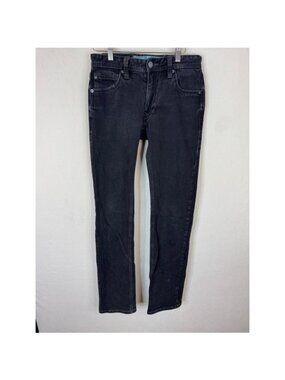 Rock and Roll Denim Revolver Slim Fit Straight Boot Jeans Black 29x36 FIts 29x34
